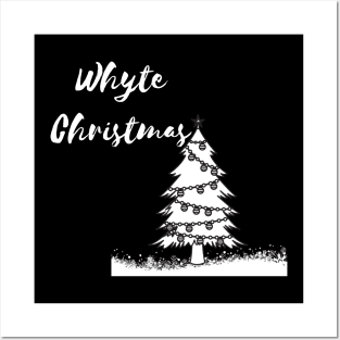 White Christmas Posters and Art